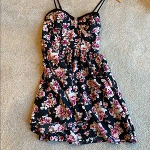 Spaghetti strapped dress.